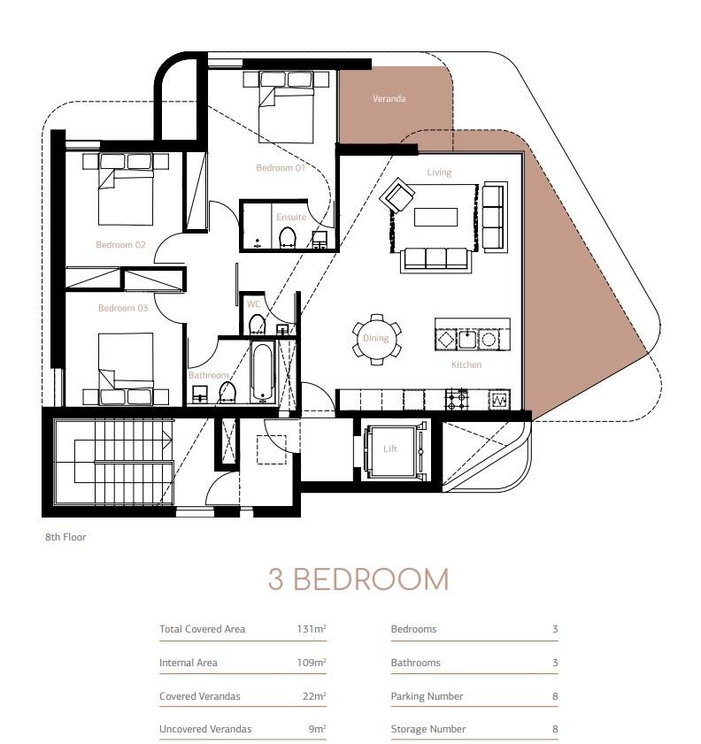 Apartment (Flat) in Larnaca Centre, Larnaca for Sale