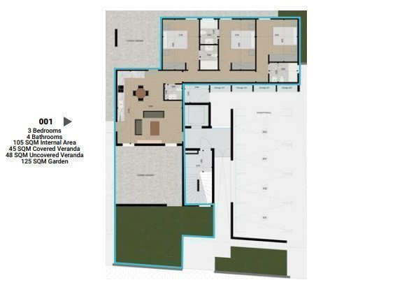 Apartment (Flat) in Aglantzia, Nicosia for Sale