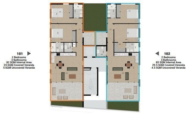 Apartment (Flat) in Aglantzia, Nicosia for Sale