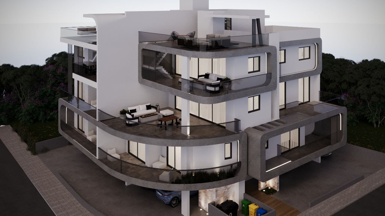 Apartment (Penthouse) in Aradippou, Larnaca for Sale