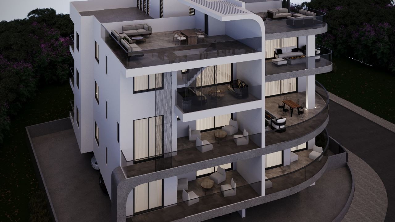 Apartment (Penthouse) in Aradippou, Larnaca for Sale