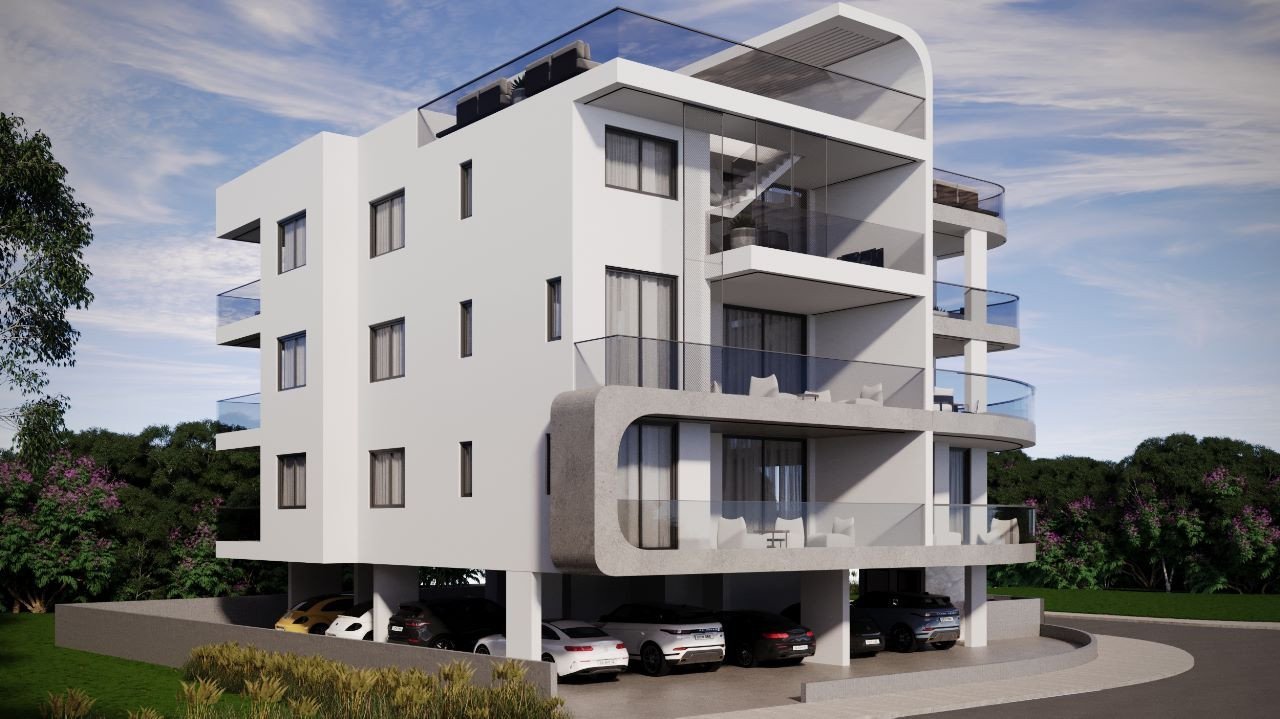 Apartment (Penthouse) in Aradippou, Larnaca for Sale
