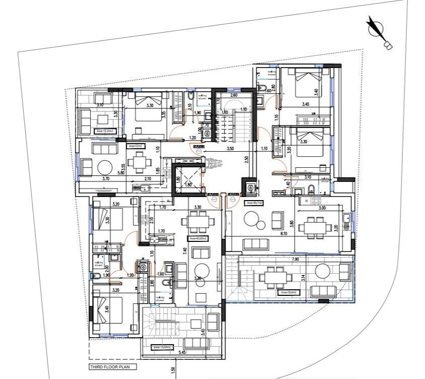 Apartment (Penthouse) in Aradippou, Larnaca for Sale