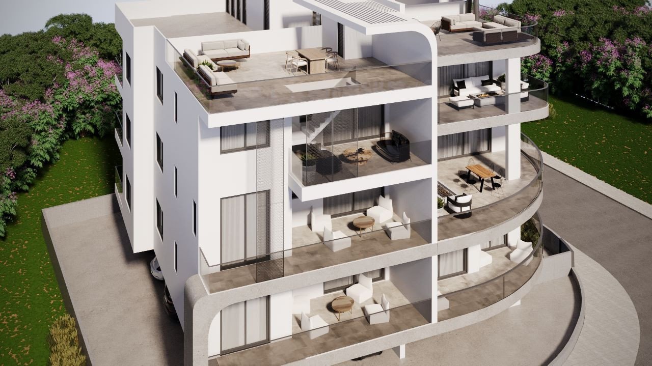 Apartment (Penthouse) in Aradippou, Larnaca for Sale