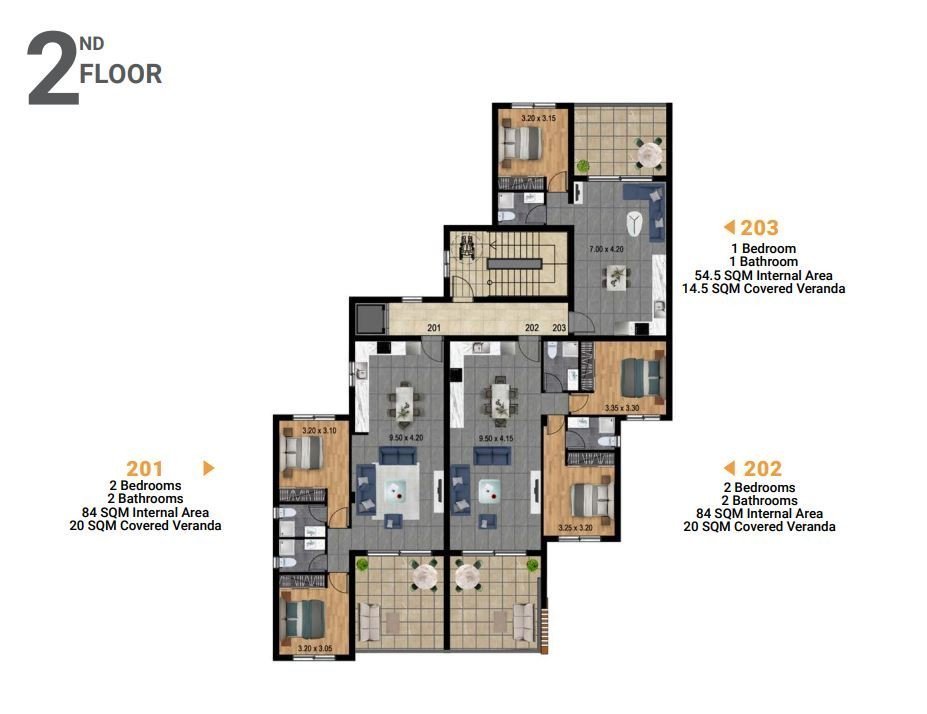 Apartment (Flat) in Parekklisia, Limassol for Sale