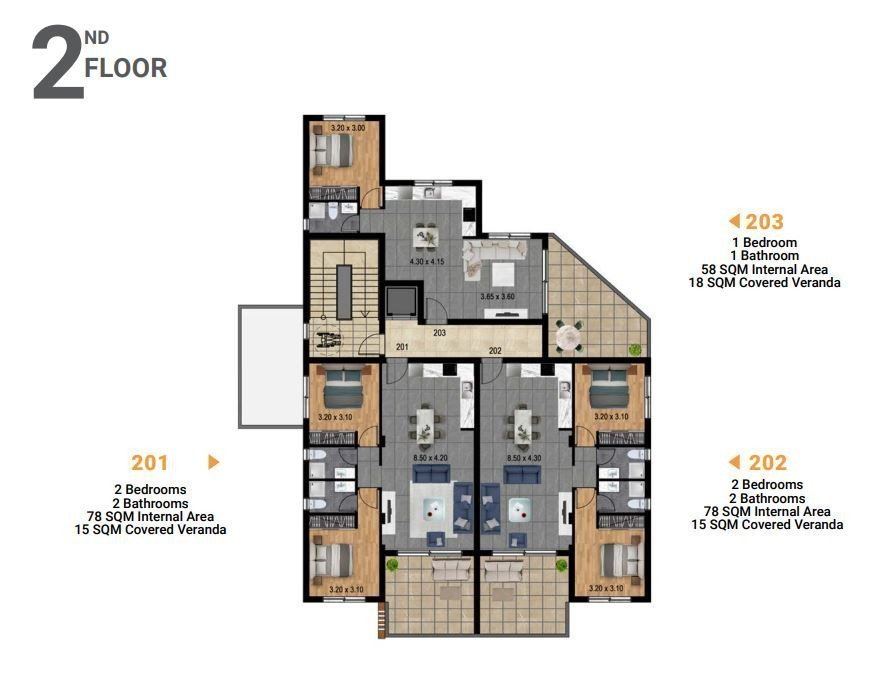 Apartment (Flat) in Parekklisia, Limassol for Sale