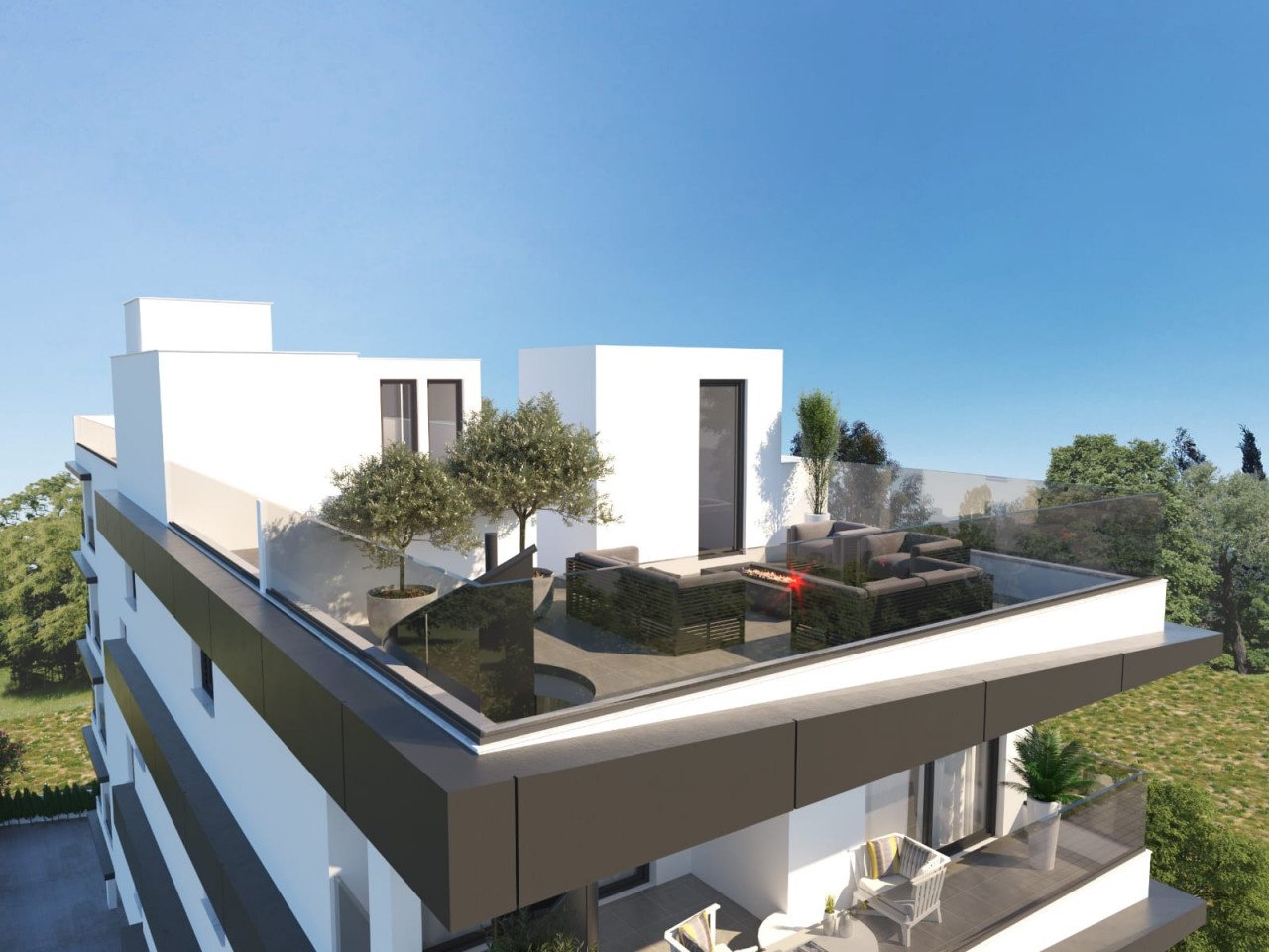 Apartment (Penthouse) in Salamina Stadium, Larnaca for Sale