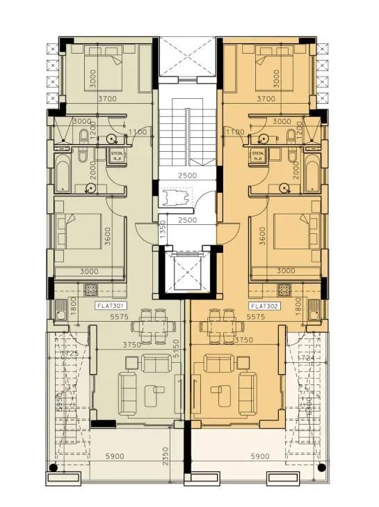 Apartment (Penthouse) in Agios Sylas, Limassol for Sale