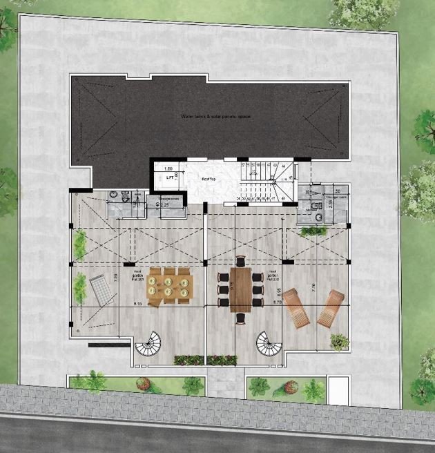 Apartment (Penthouse) in Livadia, Larnaca for Sale