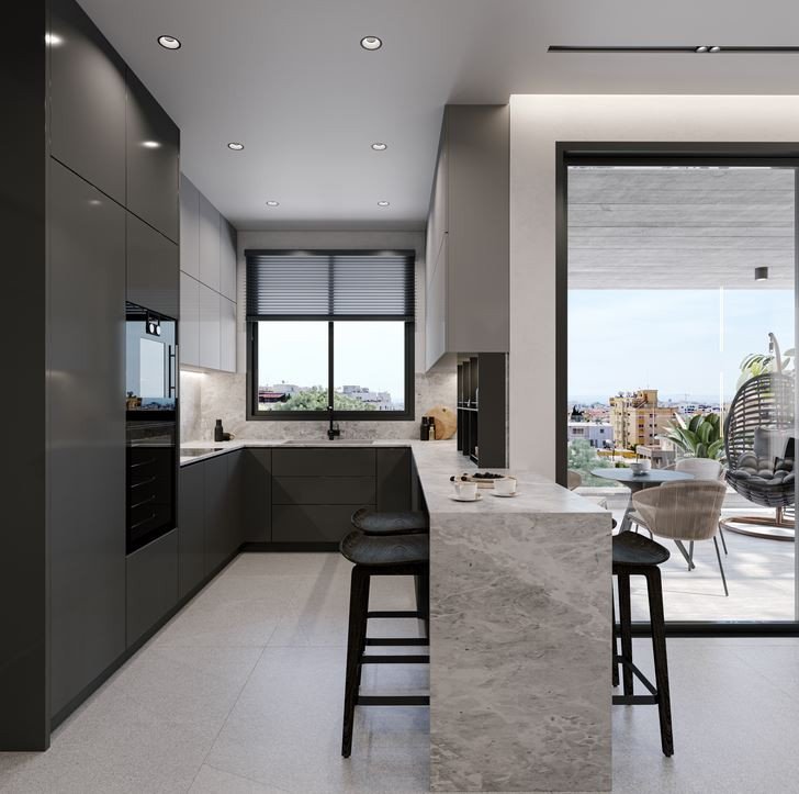 Apartment (Penthouse) in Mesa Geitonia, Limassol for Sale