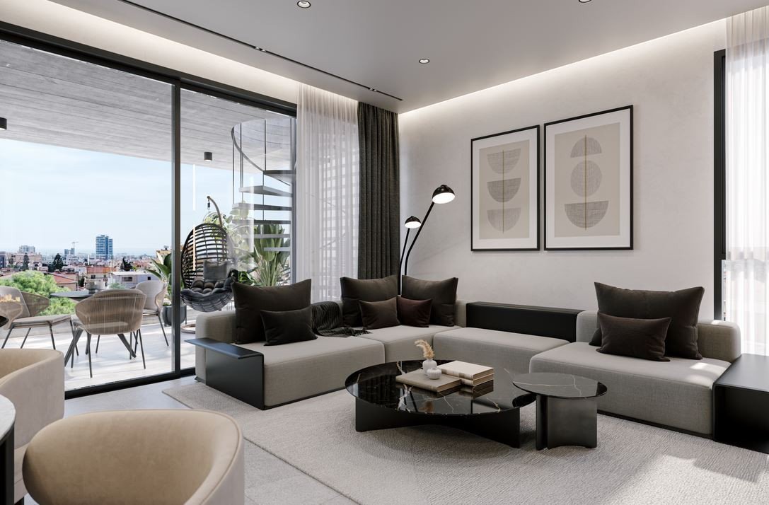 Apartment (Penthouse) in Mesa Geitonia, Limassol for Sale