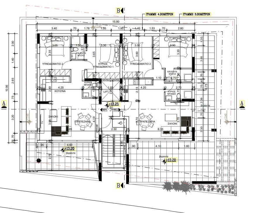 Apartment (Penthouse) in Lykavitos, Nicosia for Sale