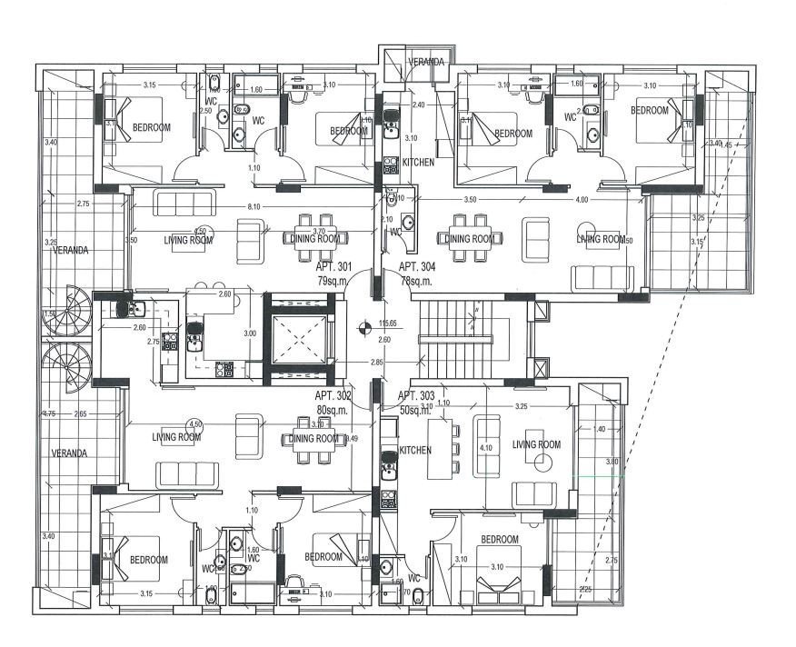 Apartment (Penthouse) in Agia Fyla, Limassol for Sale