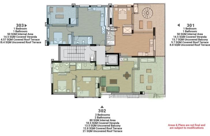 Apartment (Penthouse) in Engomi, Nicosia for Sale