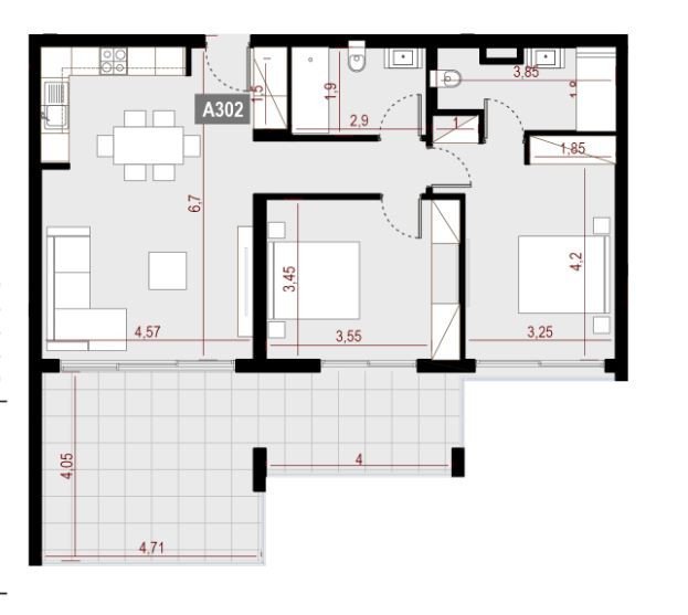Apartment (Flat) in Potamos Germasoyias, Limassol for Sale