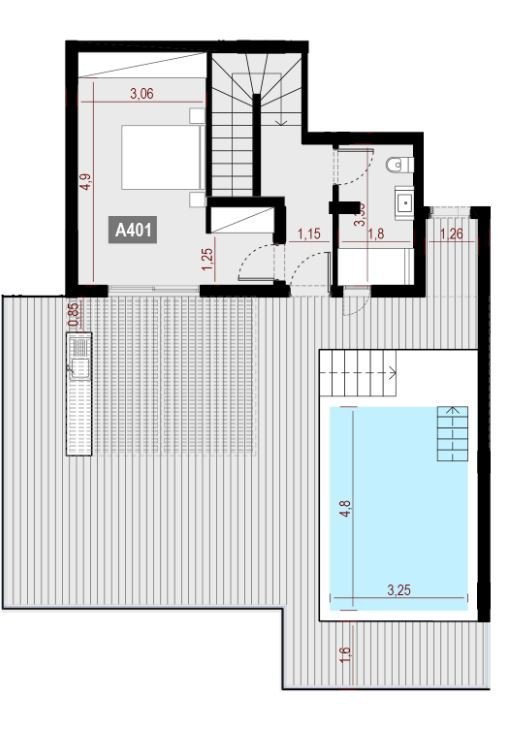 Apartment (Penthouse) in Potamos Germasoyias, Limassol for Sale
