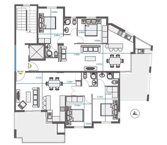 Apartment (Flat) in Drosia, Larnaca for Sale