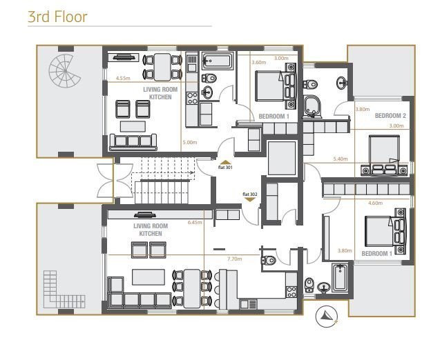 Apartment (Penthouse) in Zakaki, Limassol for Sale