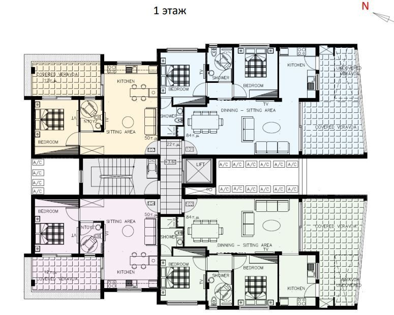 Apartment (Flat) in Potamos Germasoyias, Limassol for Sale