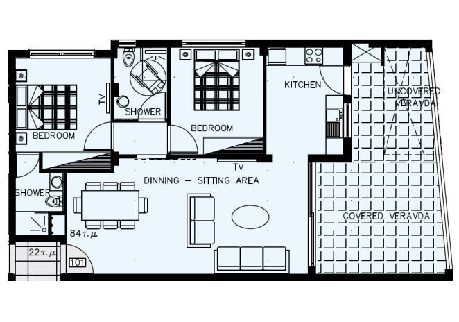 Apartment (Flat) in Potamos Germasoyias, Limassol for Sale