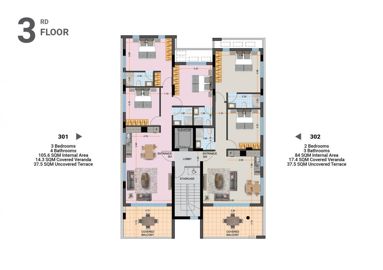 Apartment (Penthouse) in Faneromeni, Larnaca for Sale