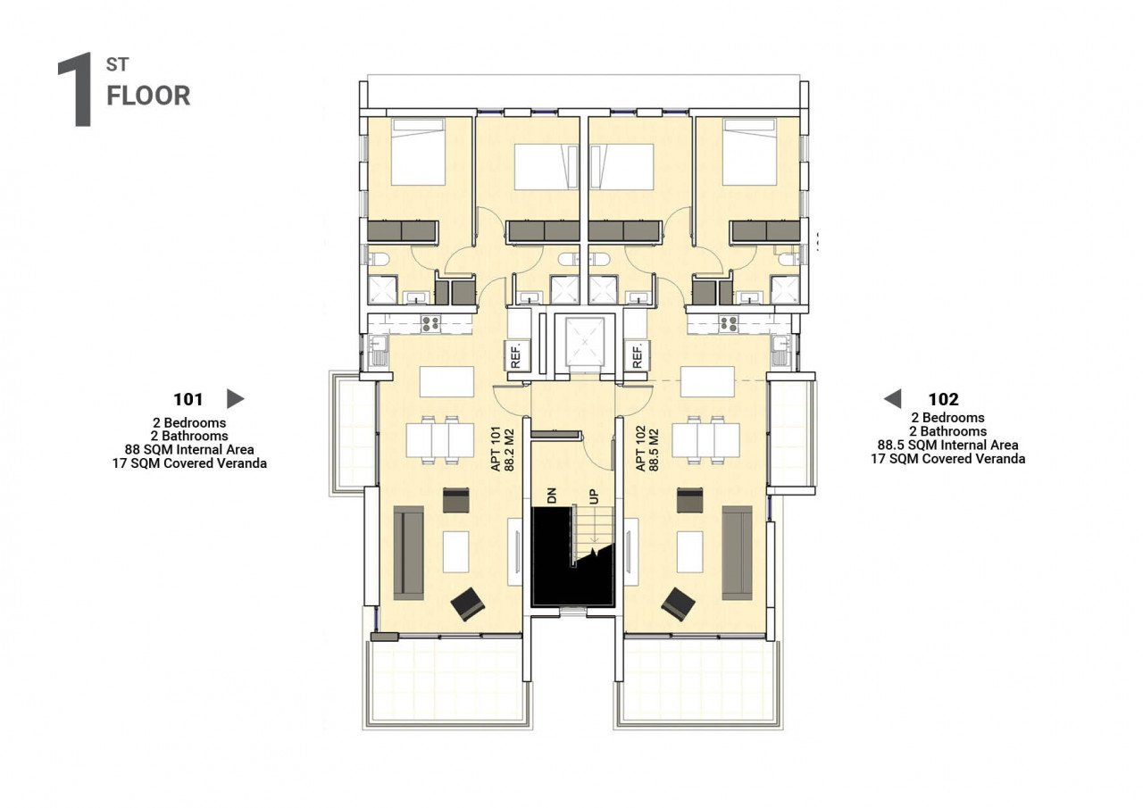 Apartment (Flat) in Larnaca Centre, Larnaca for Sale