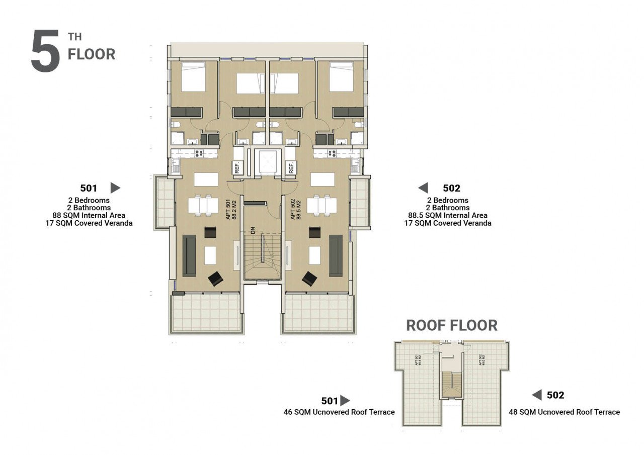 Apartment (Penthouse) in Larnaca Centre, Larnaca for Sale