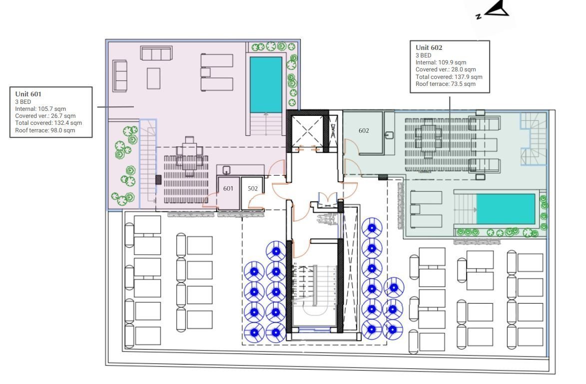 Apartment (Penthouse) in Larnaca Centre, Larnaca for Sale