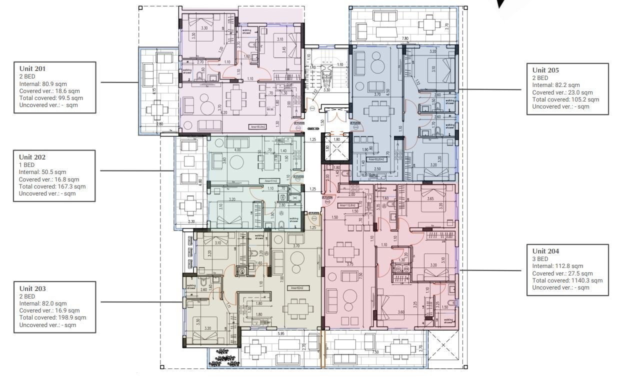 Apartment (Flat) in Aradippou, Larnaca for Sale