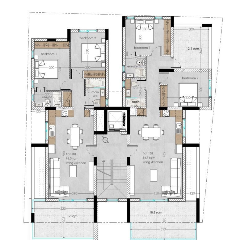 Apartment (Flat) in Aradippou, Larnaca for Sale