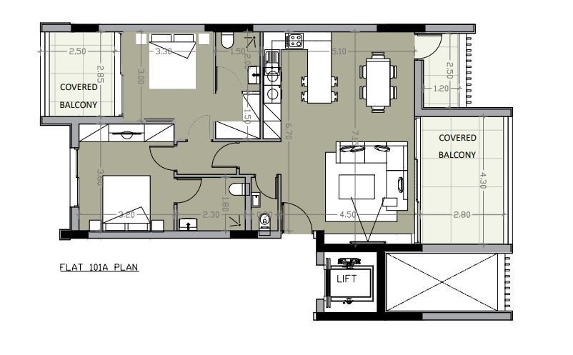 Apartment (Flat) in Vergina, Larnaca for Sale