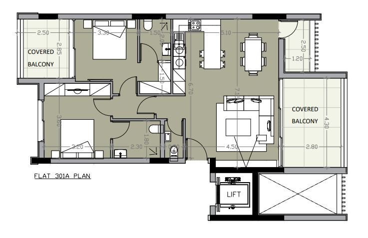 Apartment (Penthouse) in Vergina, Larnaca for Sale