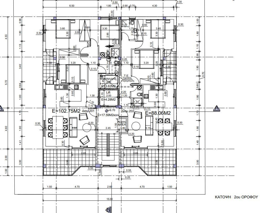 Apartment (Penthouse) in Omonoias, Limassol for Sale