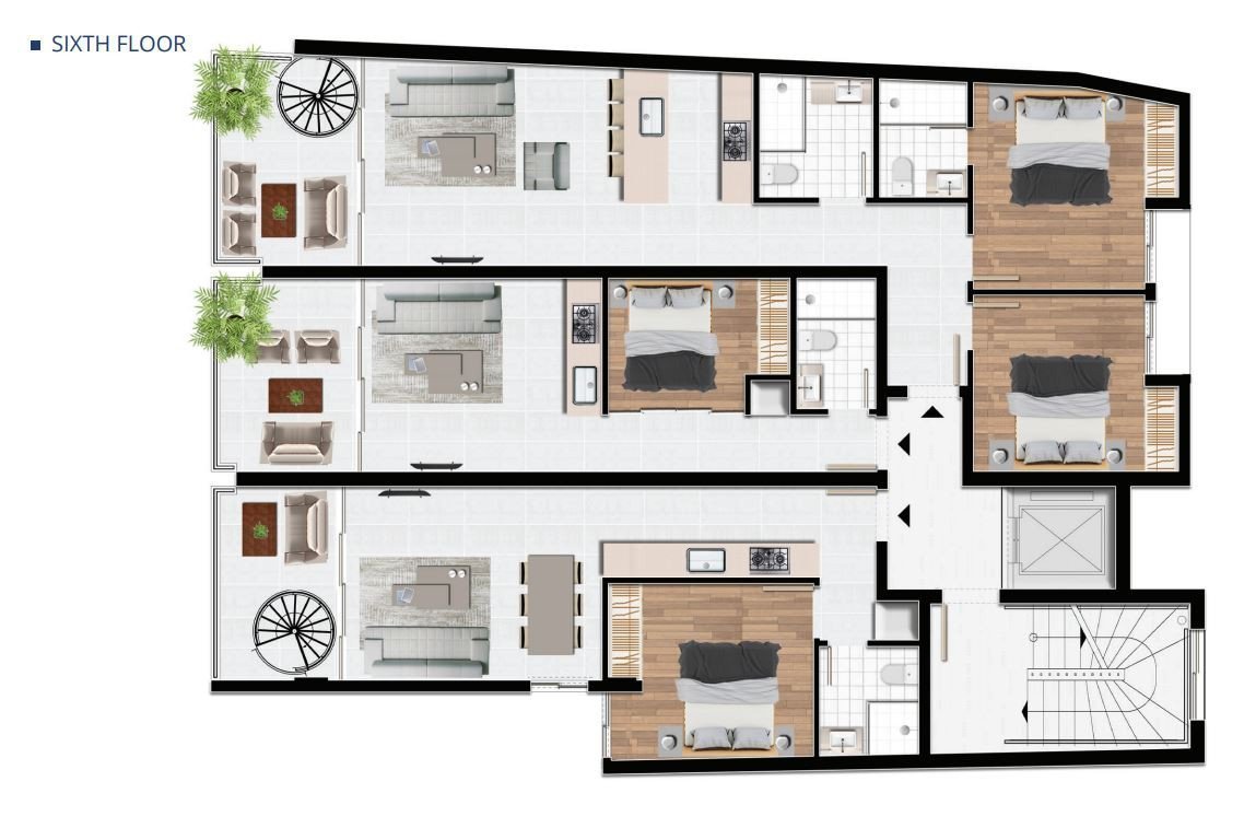Apartment (Penthouse) in Larnaca Port, Larnaca for Sale