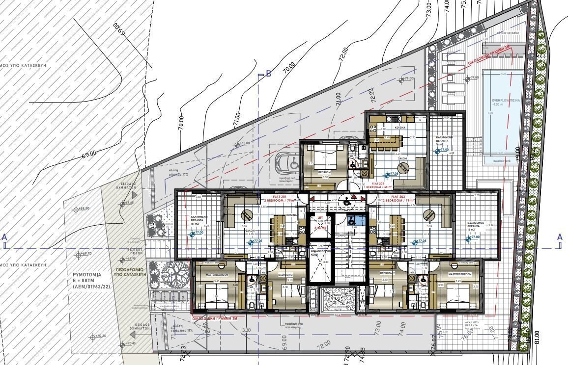 Apartment (Flat) in Germasoyia, Limassol for Sale