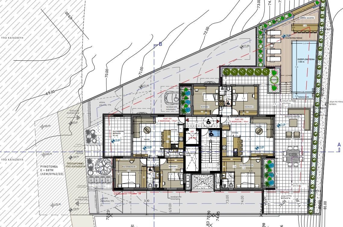Apartment (Flat) in Germasoyia, Limassol for Sale