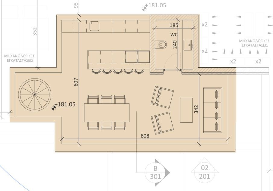 Apartment (Penthouse) in Agia Fyla, Limassol for Sale