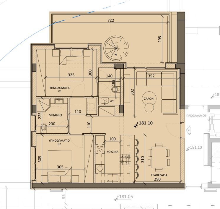 Apartment (Penthouse) in Agia Fyla, Limassol for Sale