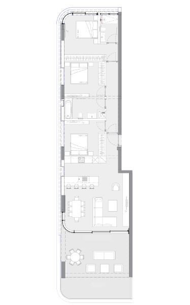 Apartment (Flat) in Saint Raphael Area, Limassol for Sale