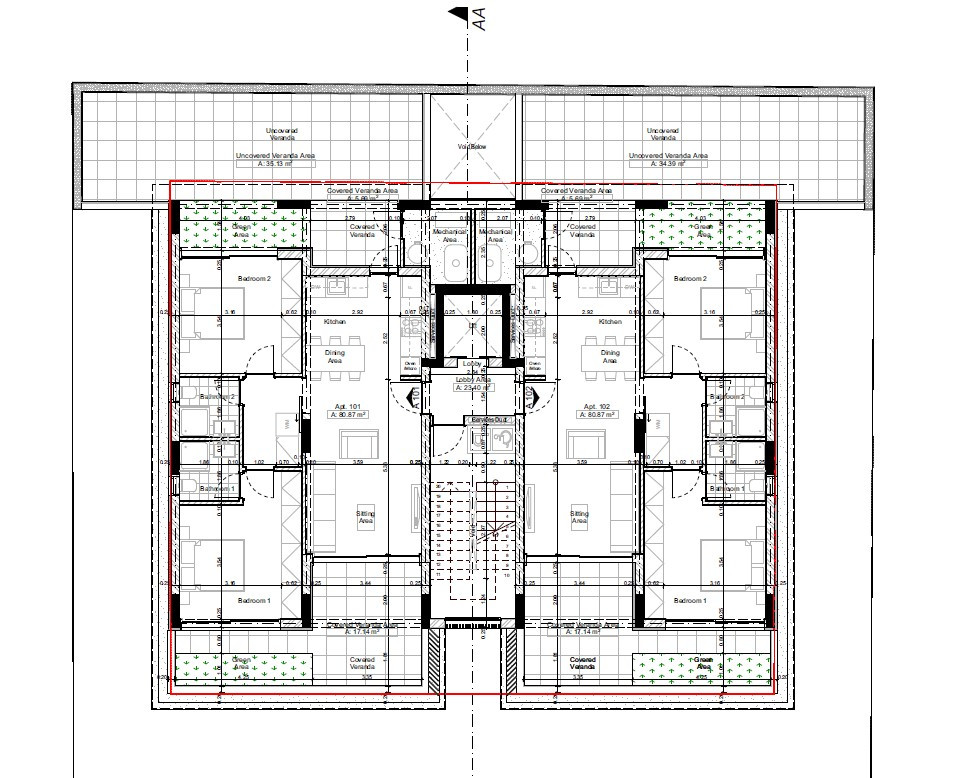 Apartment (Flat) in Germasoyia Village, Limassol for Sale