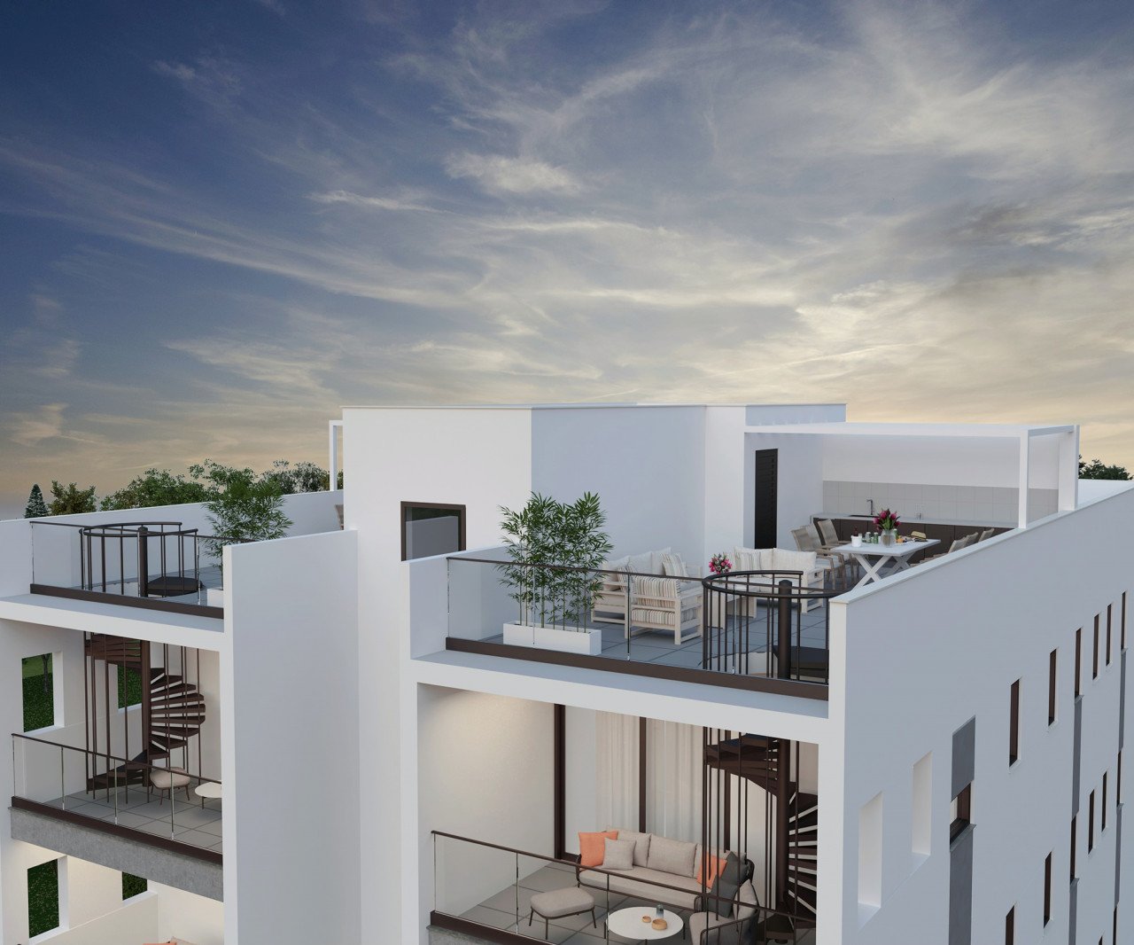 Apartment (Penthouse) in Drosia, Larnaca for Sale