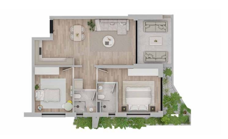 Apartment (Flat) in Livadia, Larnaca for Sale