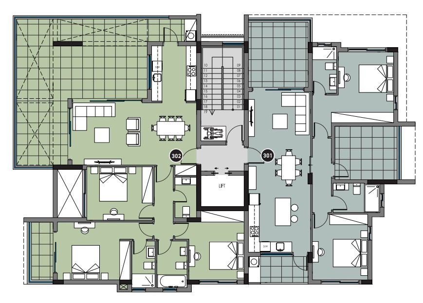 Apartment (Penthouse) in Columbia, Limassol for Sale