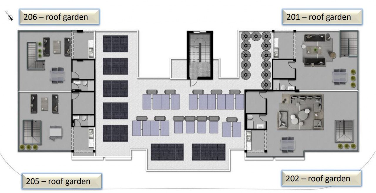 Apartment (Penthouse) in Aradippou, Larnaca for Sale