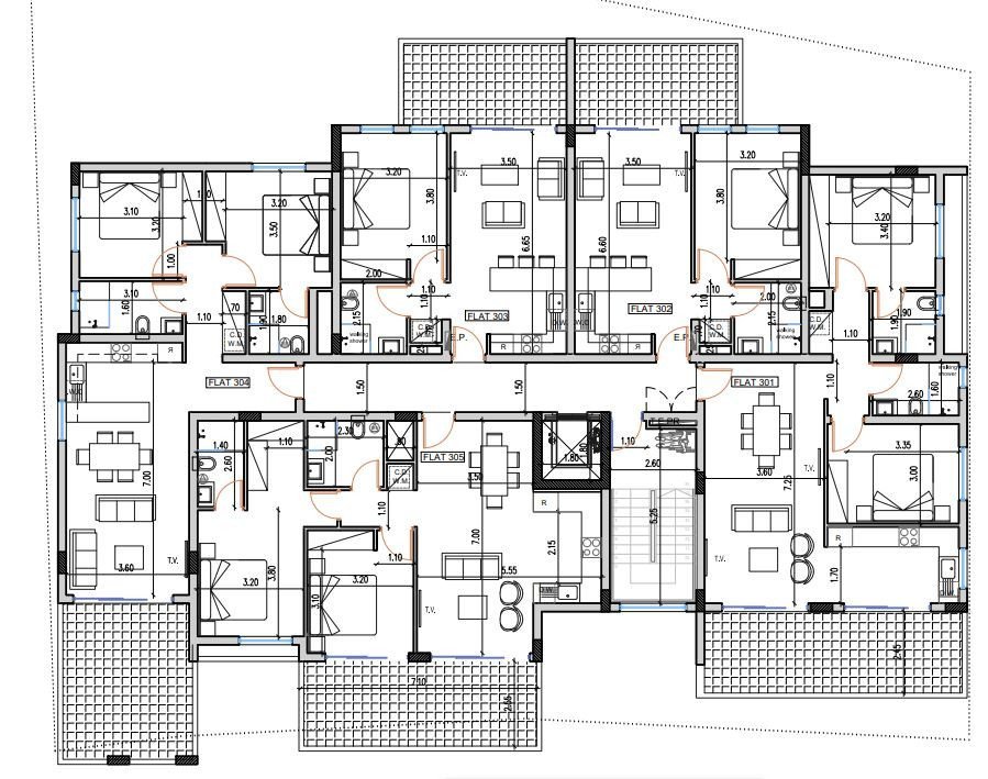 Apartment (Penthouse) in Salamina Stadium, Larnaca for Sale