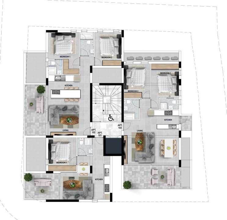 Apartment (Flat) in Larnaca Centre, Larnaca for Sale