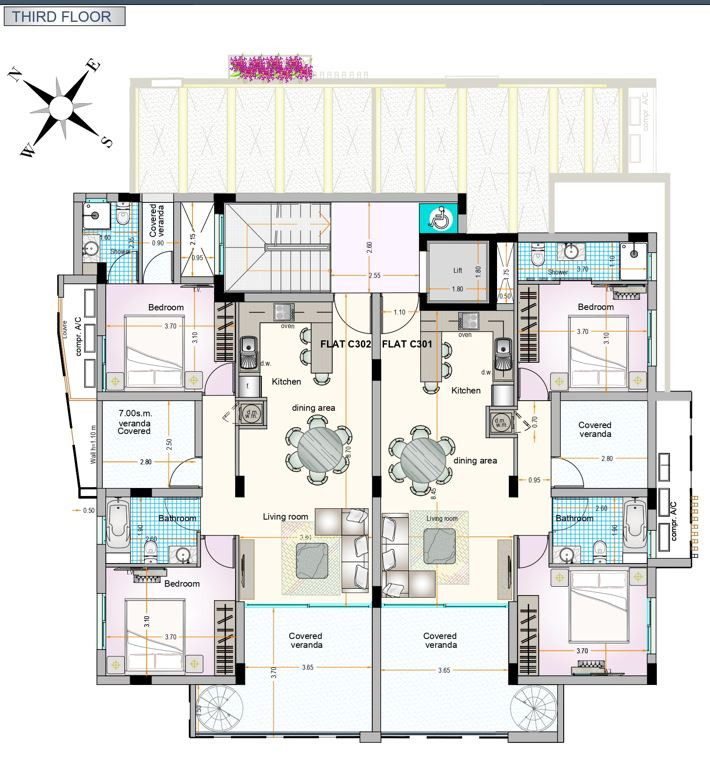 Apartment (Penthouse) in Aradippou, Larnaca for Sale