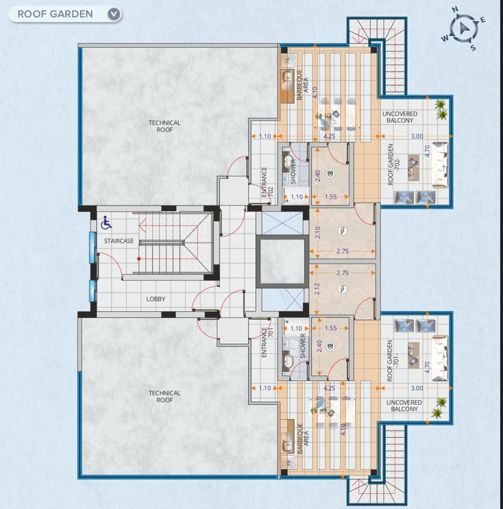 Apartment (Penthouse) in Larnaca Port, Larnaca for Sale