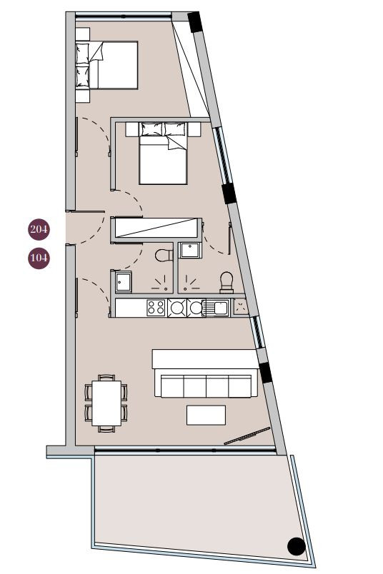 Apartment (Flat) in Green Area, Limassol for Sale