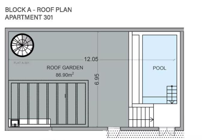 Apartment (Penthouse) in Kato Paphos, Paphos for Sale